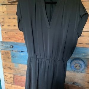 Banana Republic silky dress, black